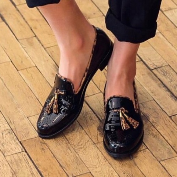 GIROTTI Italian Leather Custom Made Slip On Loafer Suede Leopard Tassel Classic - Picture 5 of 16